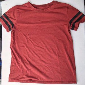 red orange (rust-coloured) shirt from forever 21